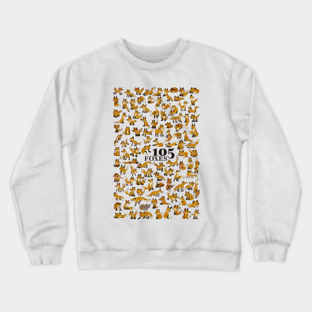 105 Foxes Crewneck Sweatshirt by chikoristore